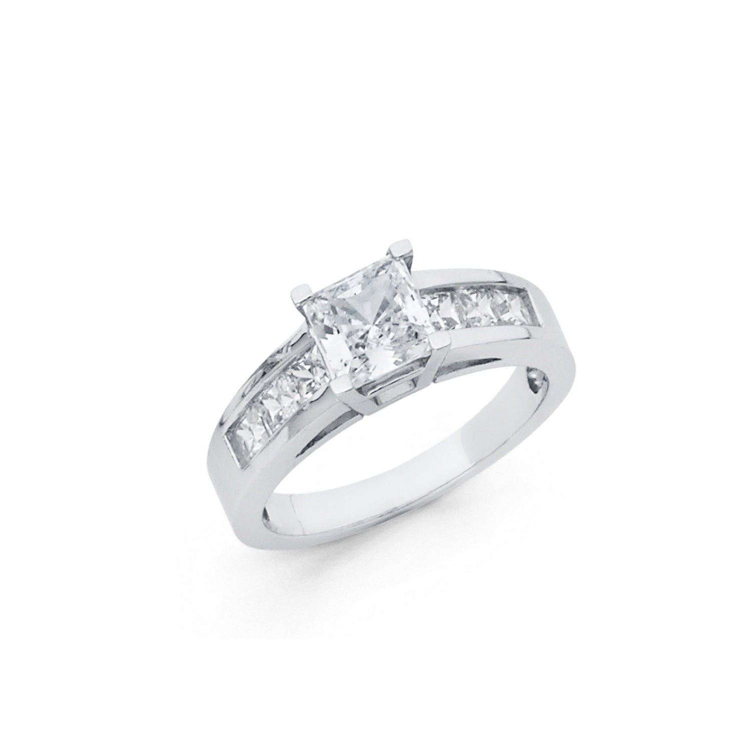 925 SILVER CZ RING SSRG128 - SZ 9