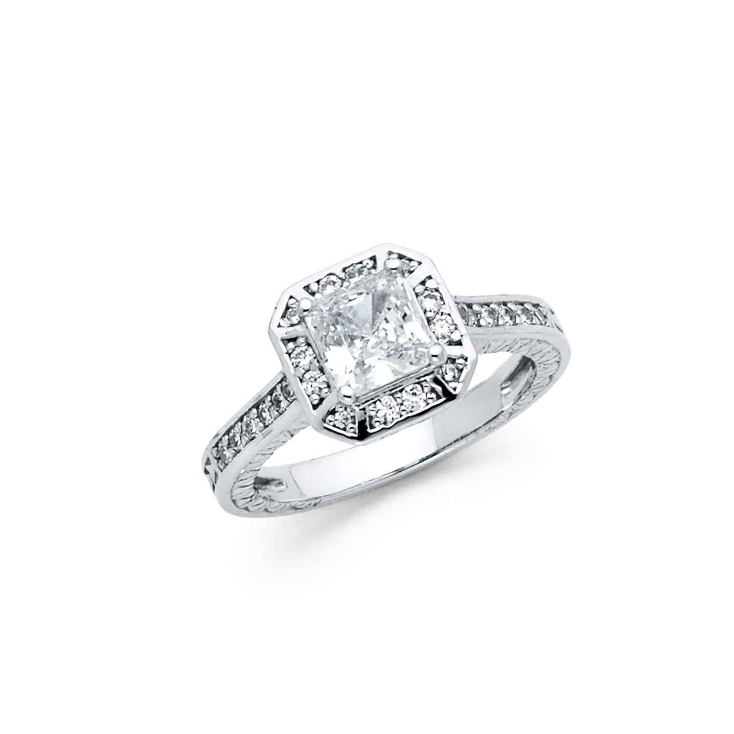 925 SILVER CZ RING SSRG136 - SZ 6