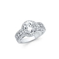 925 SILVER CZ RING SSRG138 - SZ 9