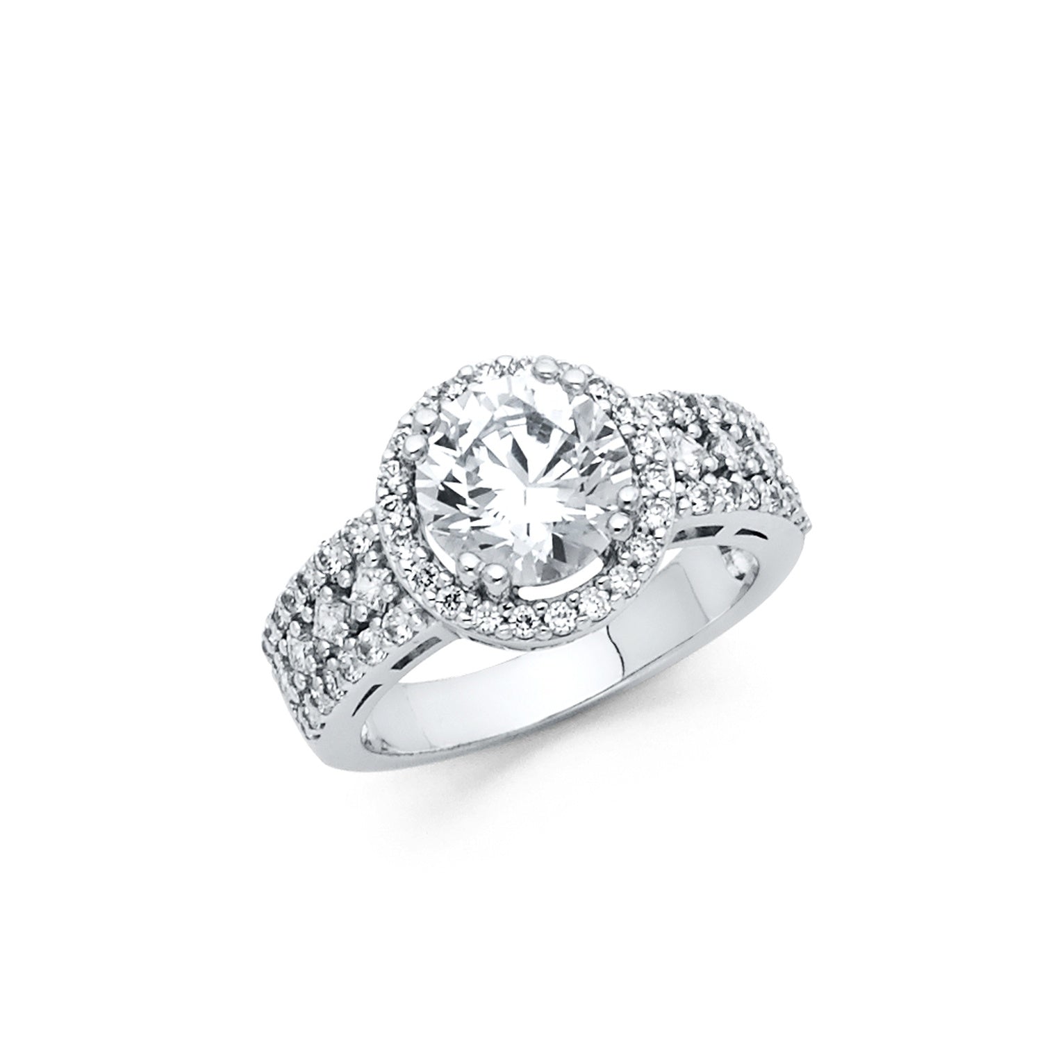 925 SILVER CZ RING SSRG138 - SZ 9
