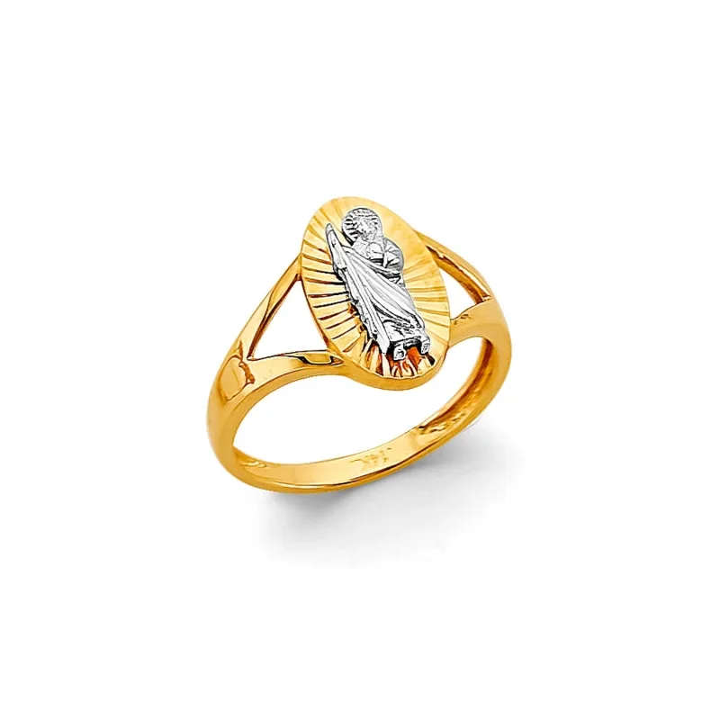 14K 2T Guadalupe Babies Ring