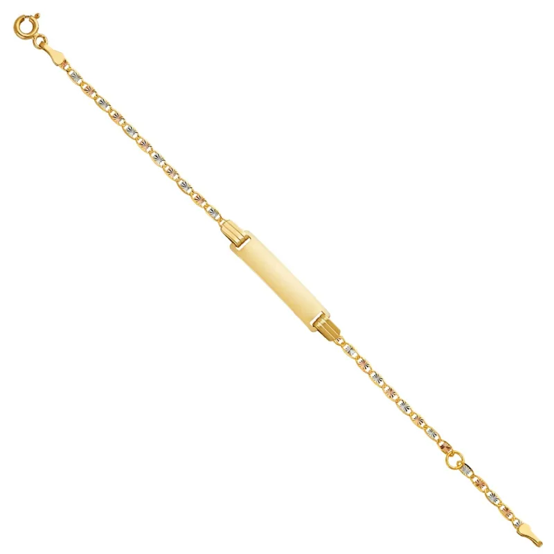 14K 040 VAL 3C STAR DC BABY ID BRACE