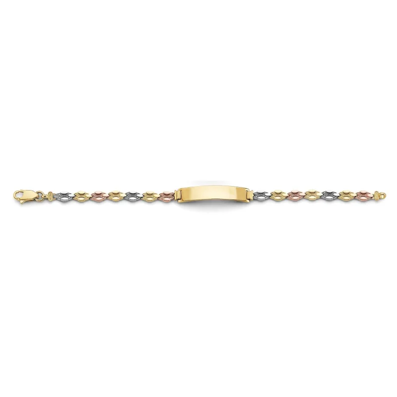 14K 3C Baby ID Bracelet