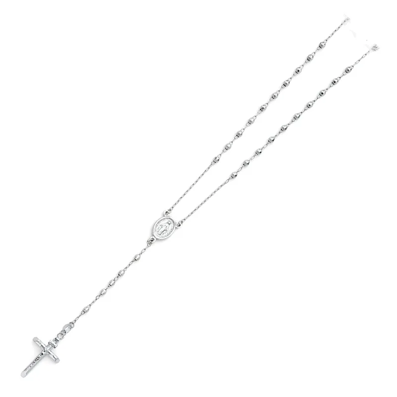 14KW 3MM DISCO BALL ROSA-NECK 26