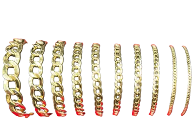 14KT Gold Bracelet Solid Curb 5mm